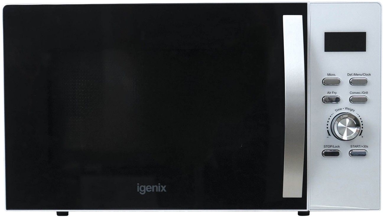 IGENIX IGMC02580W Combination Microwave - White, White - Image 1