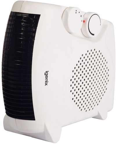IGENIX IGHF01914W Portable Hot & Cool Fan Heater - White, White