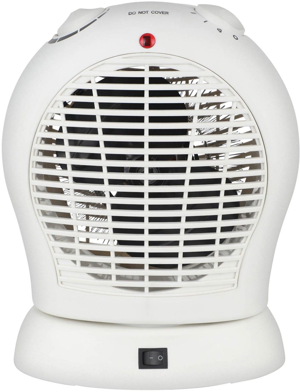 IGENIX IGHF03051W Portable Oscillating Fan Heater - White, White - Image 1