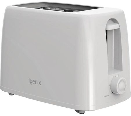 IGENIX IGT0245W 2-Slice Toaster - White, White