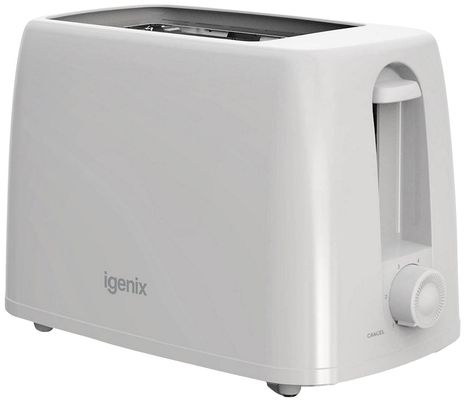 IGENIX IGT0245W 2-Slice Toaster - White, White - Thumbnail 2