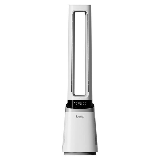 IGENIX IGFD02549W Bladeless Fan & Purifier - White, White - Image 1