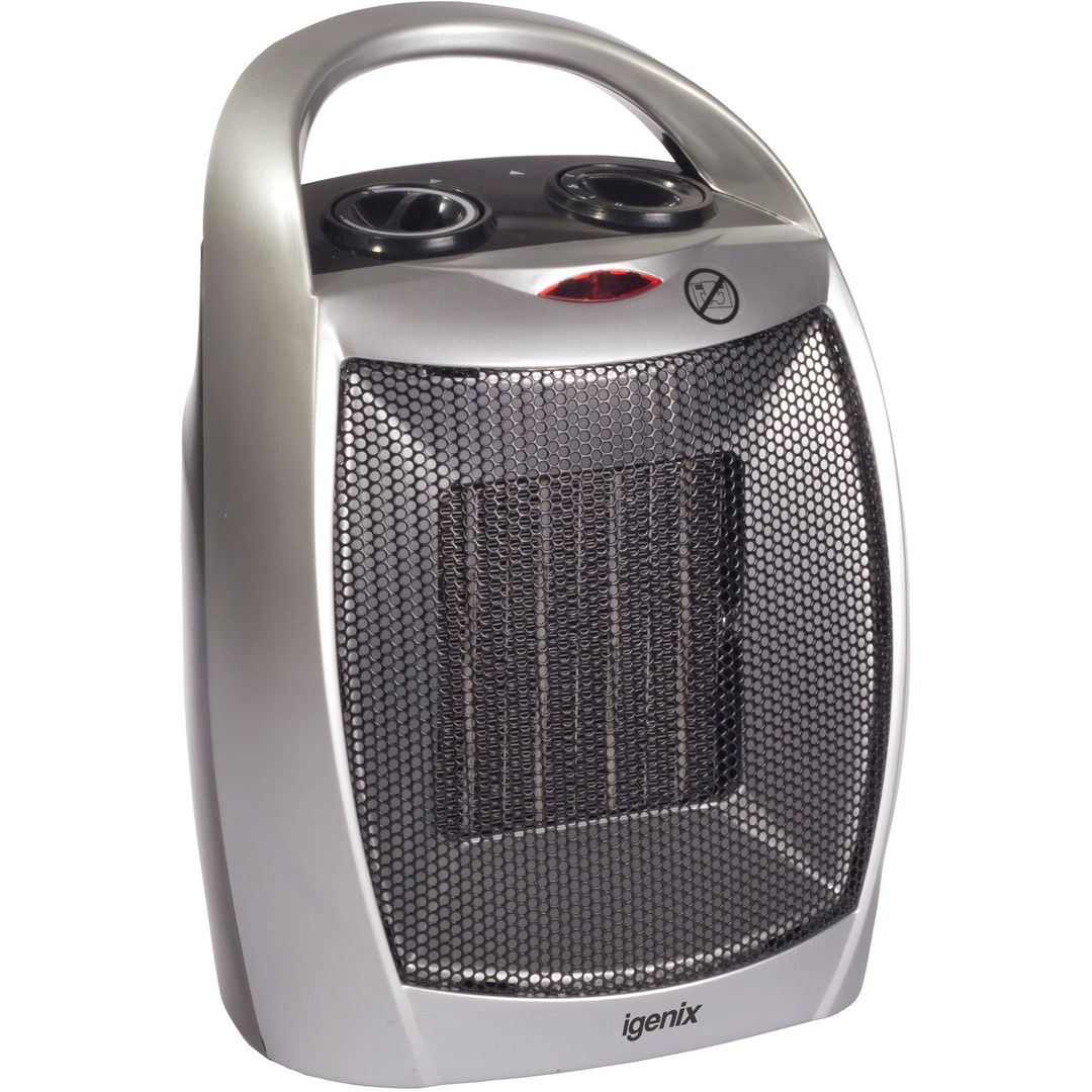 1800W PTC Ceramic Fan Heater - Sliver - Image 1