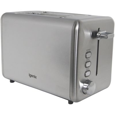 IGENIX IG3202 2-Slice Toaster - Stainless Steel, Stainless Steel