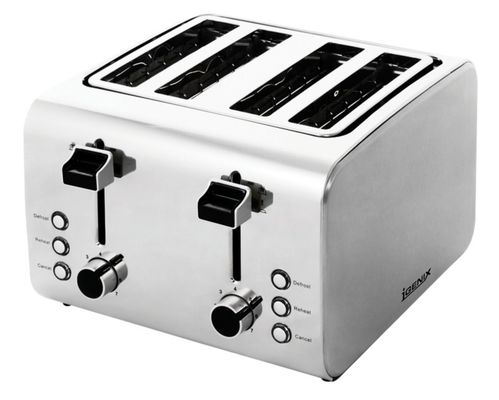 Igenix IG3204 4 Slice Toaster - Silver