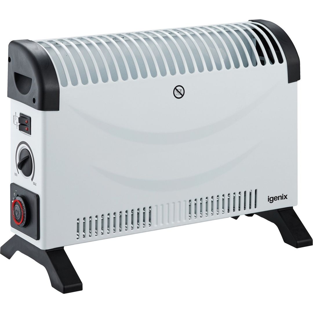 2000W Covector Heater with 24 Hour Timer - White - Image 1