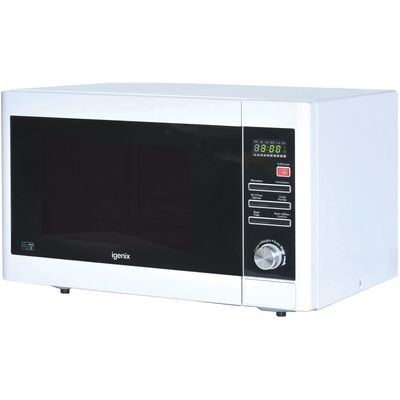 IGENIX IG3093 Solo Microwave - White, White