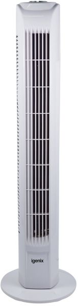 IGENIX DF0035T Tower Fan - White, White