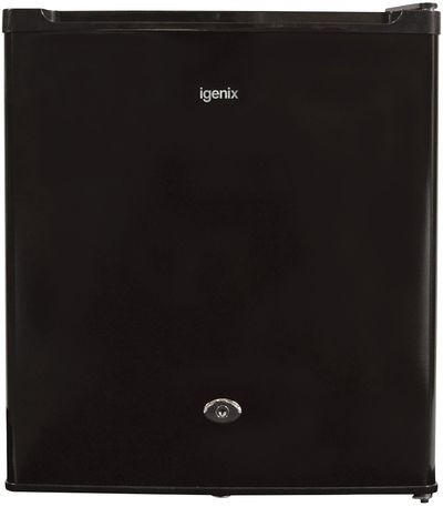 IGENIX IG3711BL Mini Fridge - Black, Black