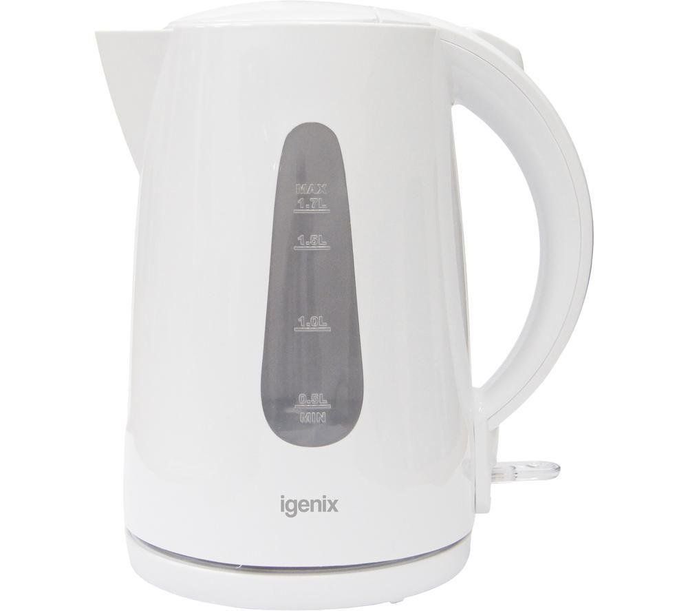 IGENIX IG7105 Jug Kettle - White, White - Image 1
