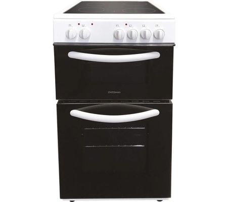 STATESMAN EDC50W 50 cm Electric Ceramic Cooker - White, White