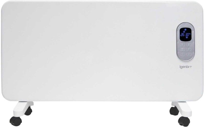 1500W Smart Panel Heater White with 24 Hour Timer - White - Image 1