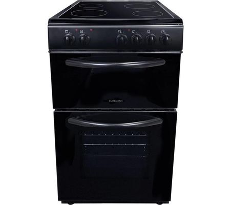 STATESMAN EDC50B 50 cm Electric Ceramic Cooker - Black, Black