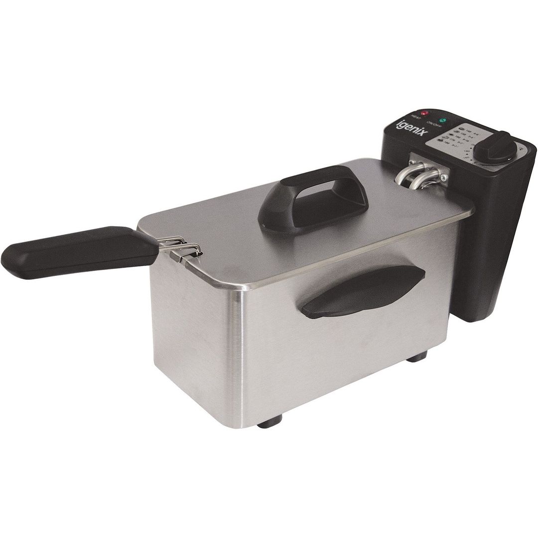 IGENIX IG8015 Deep Fryer - Stainless Steel, Stainless Steel - Image 1