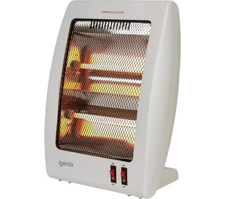 800W Quartz Heater - White