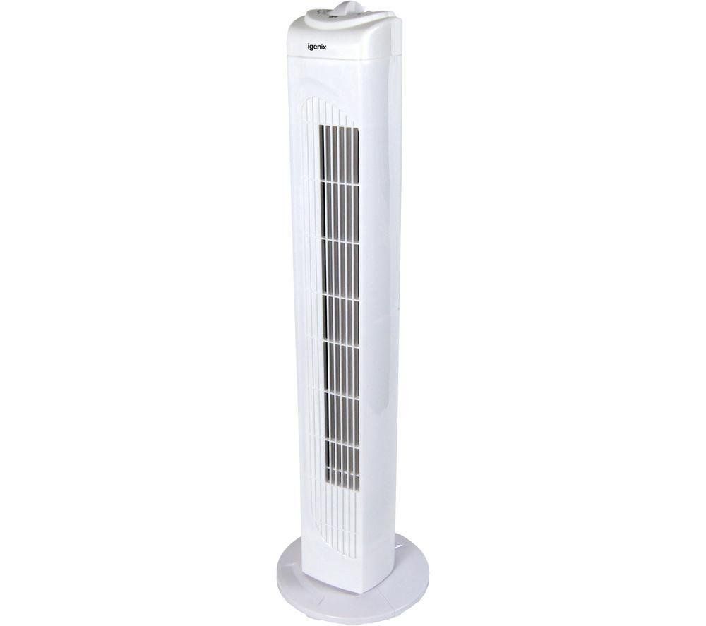 IGENIX DF0029 Tower Fan - White, White - Image 1
