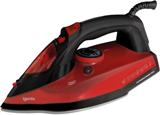 PowerSteam Pro 2600W Steam Iron - Red