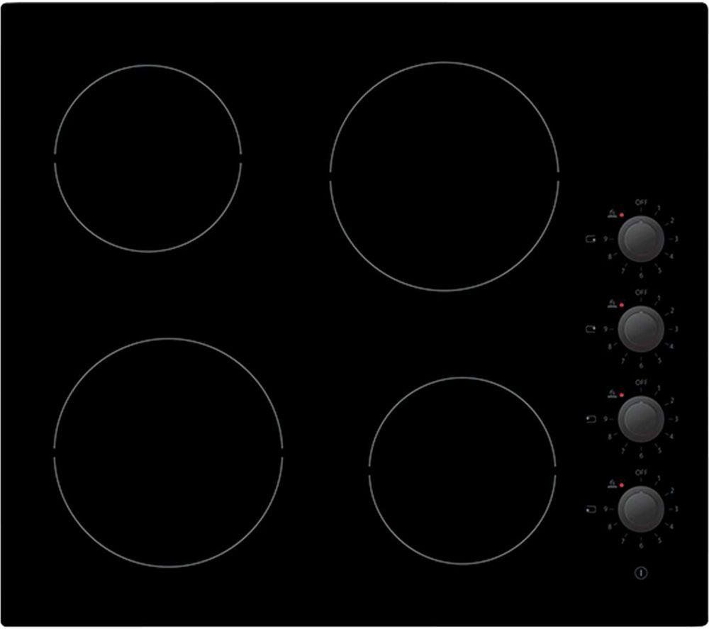 STATESMAN CHZ460D 59 cm Electric Ceramic Hob - Black, Black - Image 1