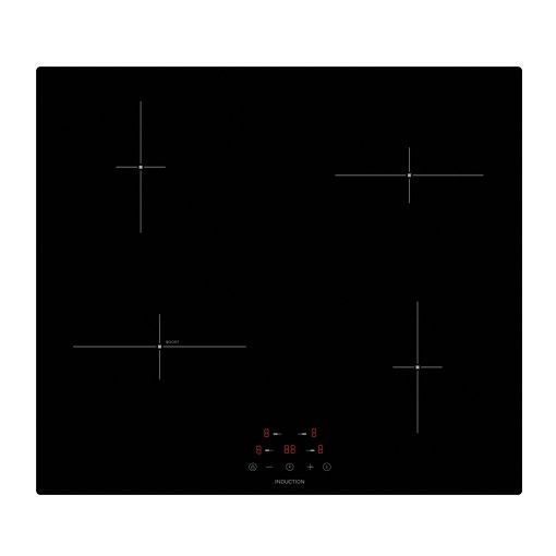 4 Zone Induction Hob with Touch Control - Black - Image 1