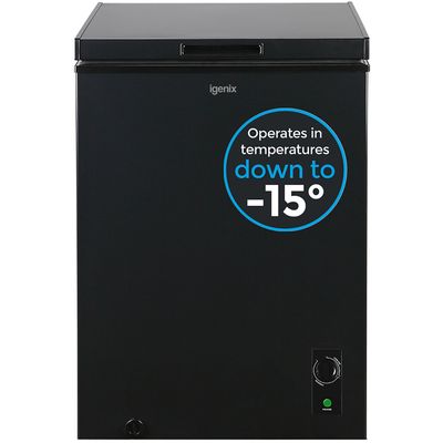 Igenix 99L Chest Freezer - Black