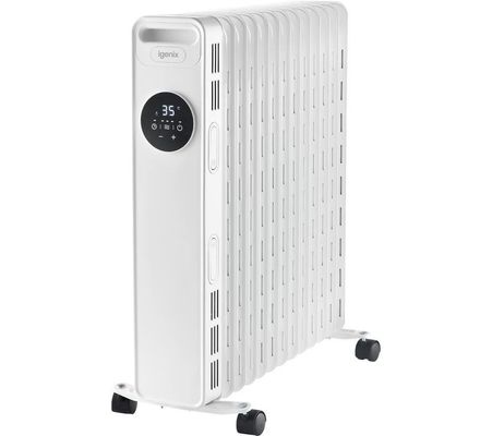 IGENIX IG2626 Portable Oil-Filled Radiator - White, White