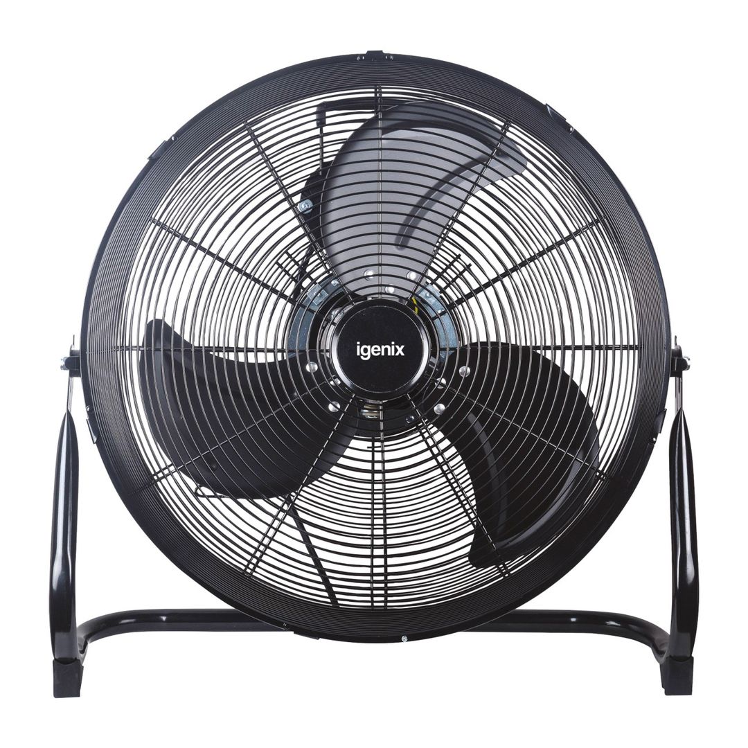 IGENIX DF1800BL Portable 18" Floor Fan - Black, Black - Image 1