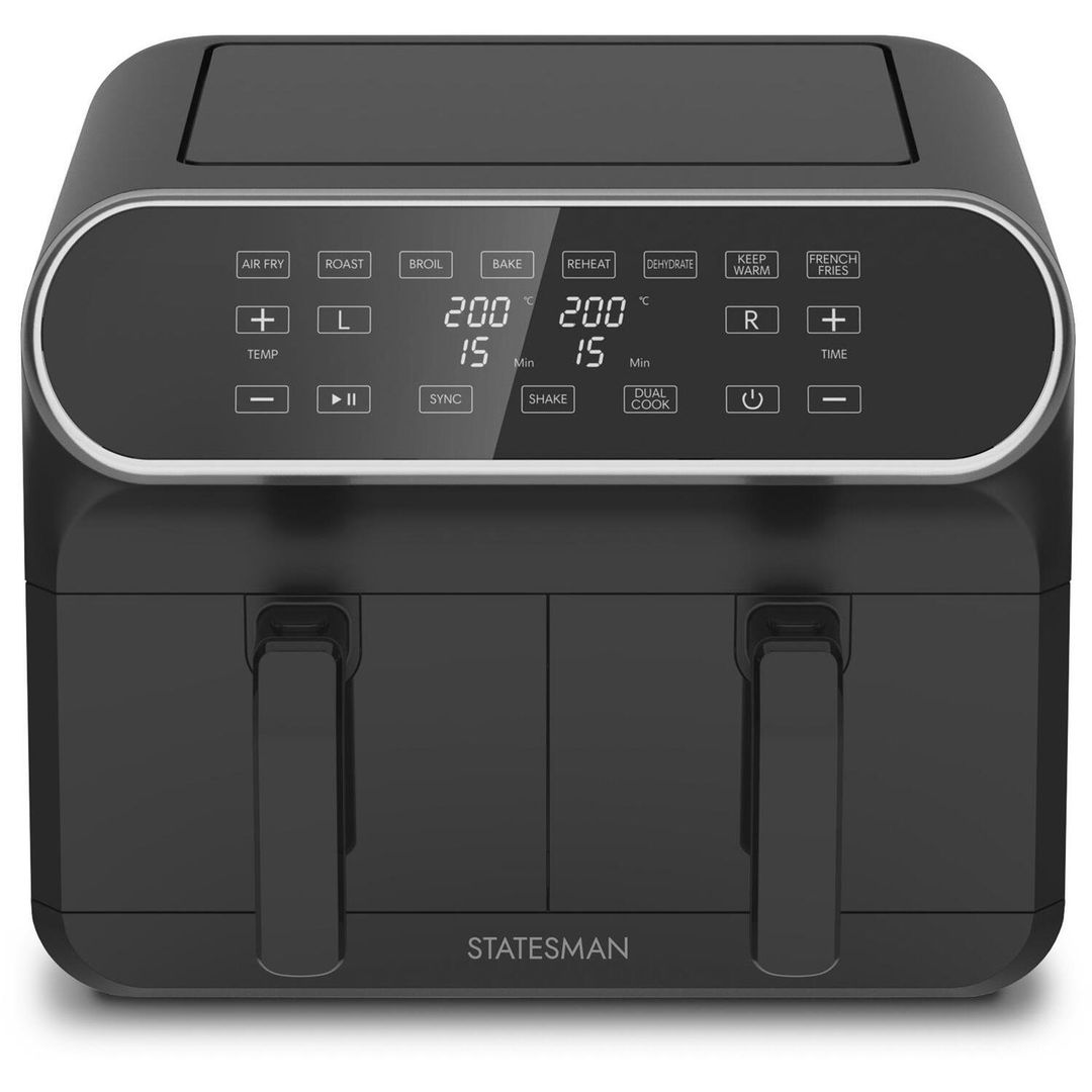 STATESMAN SKAF08017BK Air Fryer - Black, Black - Image 1