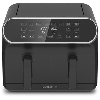 STATESMAN SKAF08017BK Air Fryer - Black, Black