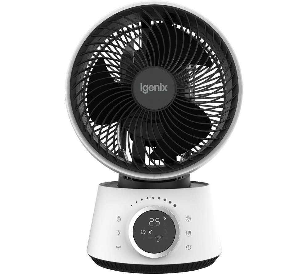 9 Inch Digital Air Circulator Turbo Fan White - White - Image 1