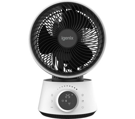9 Inch Digital Air Circulator Turbo Fan White - White