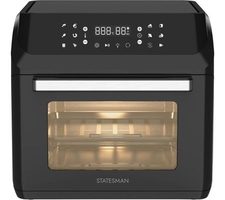 5 litre 13-in-1 digital air fryer oven - Black Plastic