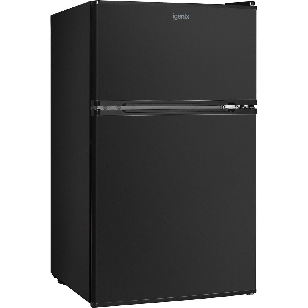 IGENIX IG347FFB Undercounter Fridge Freezer - Black, Black - Image 1