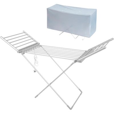 IGENIX IGHA01220S Heated Clothes Airer - Silver