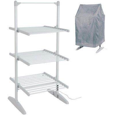 IGENIX IGHA02236S Heated Clothes Airer - Silver