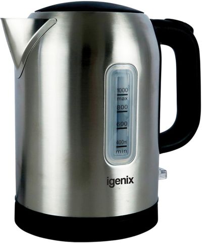 1 Litre 2200W Jug Kettle - Stainless Steel