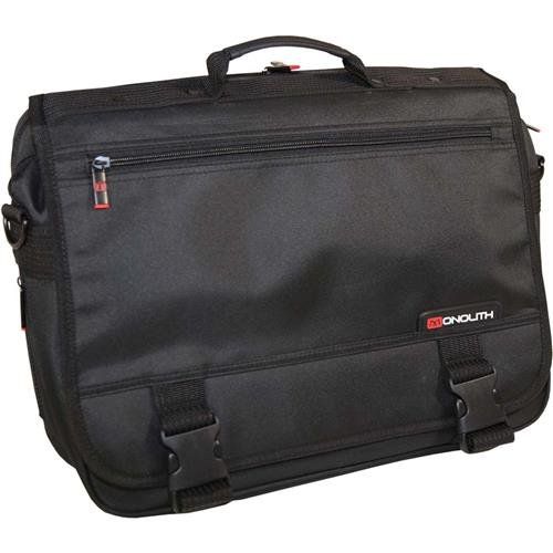 Monolith Expanding Flapover Briefcase Black 3192 - Image 1