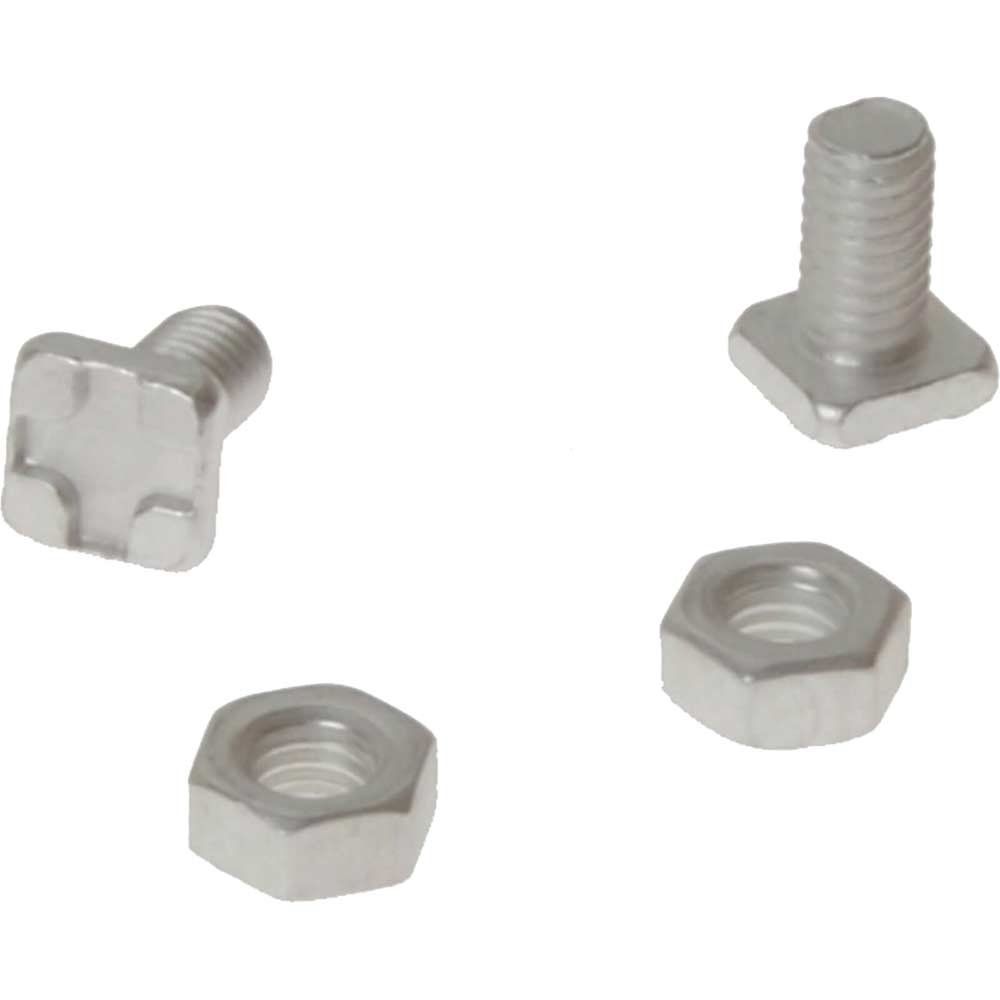 ALM GH004 Aluminium Square Head Bolts and Nuts Pack of 20 - Image 1