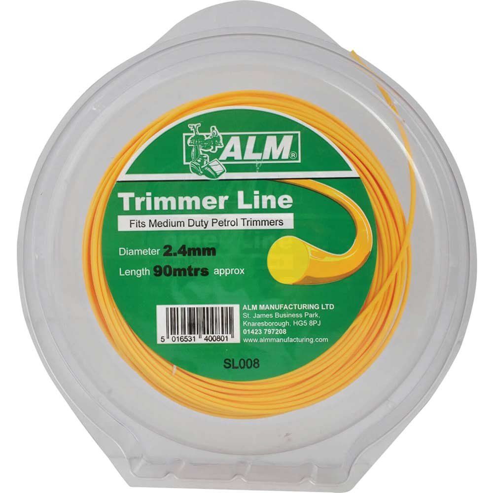 ALM Trimmer Line 2.4mm x 85m Approx for Grass Trimmers Pack of 1 - Image 1