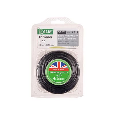 Alm Manufacturing SL019 Trim Line 3.5Mm X 15M Black Sl019