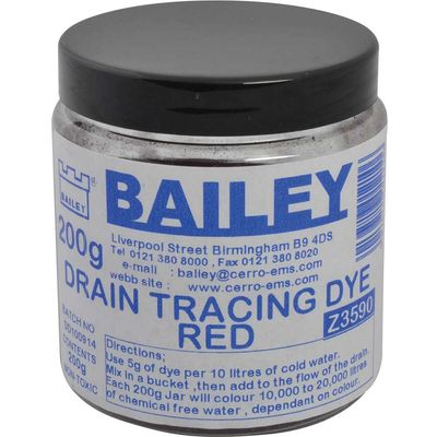 Bailey 3590 3590 Drain Tracing Dye - Red
