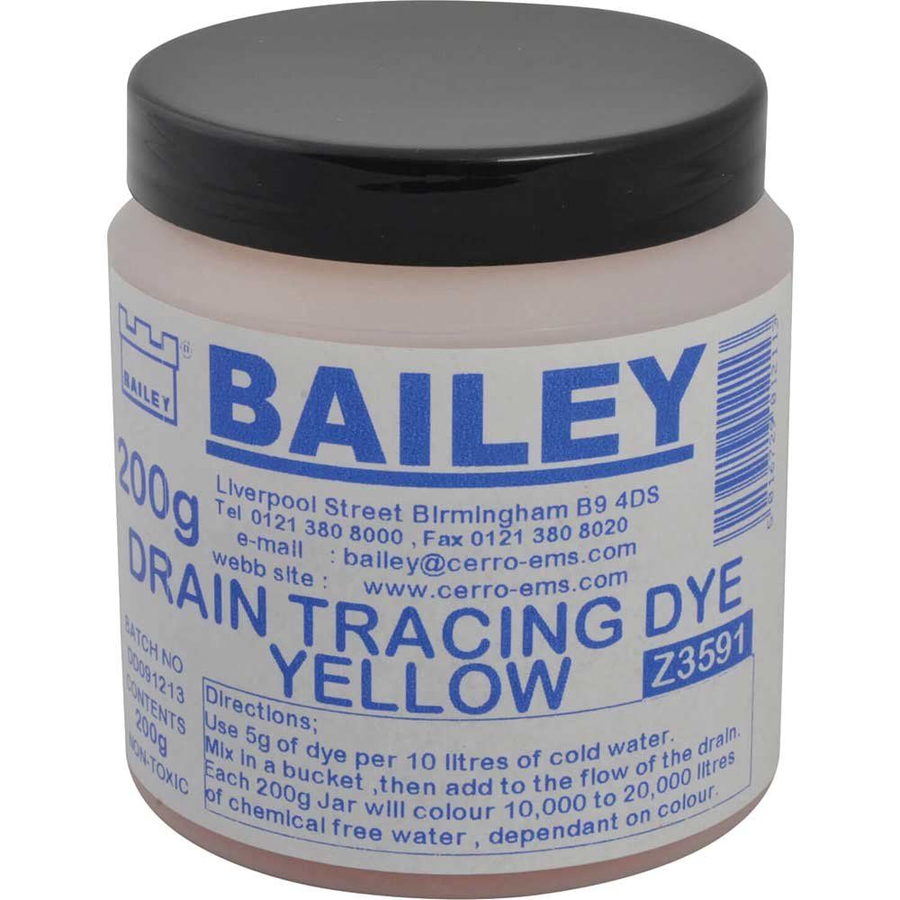 Bailey 3591 3591 Drain Tracing Dye - Yellow - Image 1