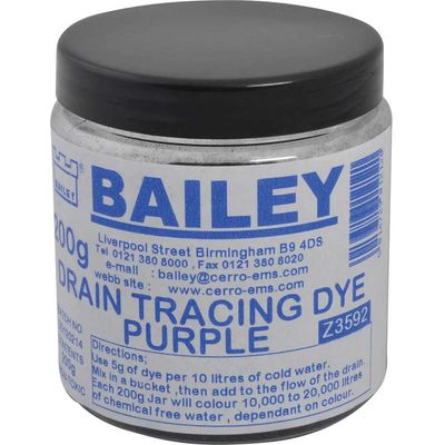 Bailey 3592 3592 Drain Tracing Dye - Purple