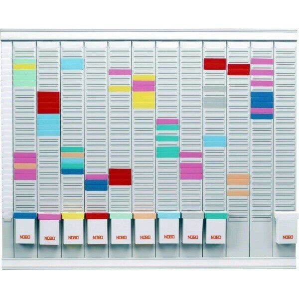 Nobo T-Card Annual 12 Month Planning Kit 32 Slot - Image 1