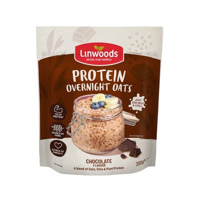 Linwoods Chocolate Protein Overnight Oats 300g - Thumbnail 2