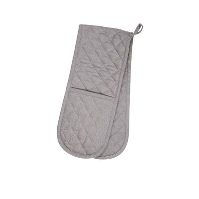Dexam Love Colour Double Oven Gloves - Slate Grey - Slate Grey - Thumbnail 2