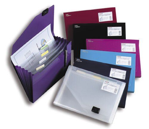 Snopake 6-Part Expanding Organiser - Clear personal organizer - Image 1
