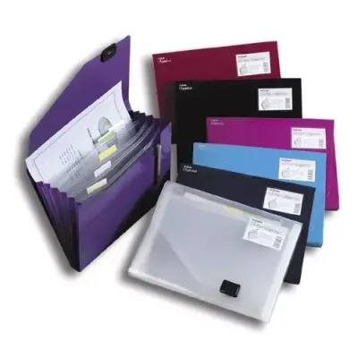 Snopake 6-Part Expanding Organiser - Clear personal organizer - Thumbnail 2