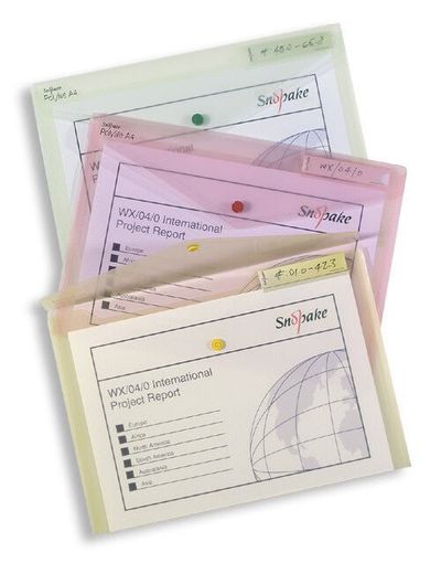 Snopake Polyfile A3 Transparent Polypropylene (PP)