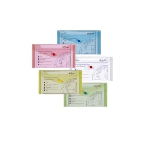 Snopake 11395 file storage box Polypropylene (PP) Blue. Green. Red. Tr - Image 1