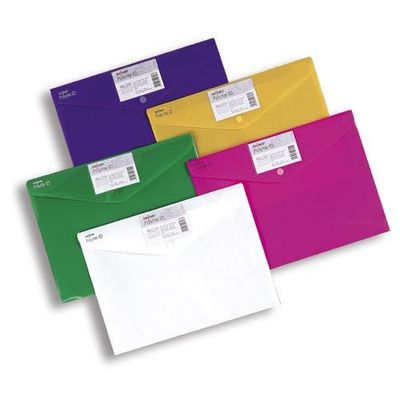 Snopake Polyfile ID - Bright Assorted, A4 Polypropylene (PP)